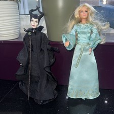 Very Rare Dark Maleficent Doll & Aurora Doll