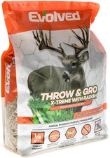 Evolved Habitats Throw & Gro X-Treme W/Radish Forage for Deer - Easy-To-Plant Fa