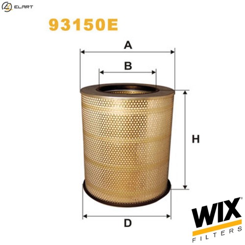 Air filter 93150e - air, volvo