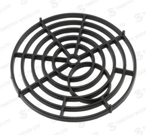 Sleek black round inch - sleek, 7-inch
