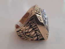 Custom 49ers 5 Time Super Bowl Gold Faithful ring