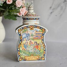 Vintage Sadler Ceylon Tea Caddy The World of Tea Collection Made in England