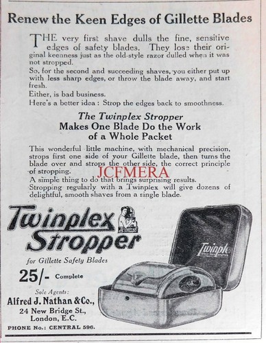 Twinplex gillette razor blade - razor,