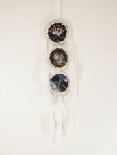 Dream Catcher 3 Wolves 16cm