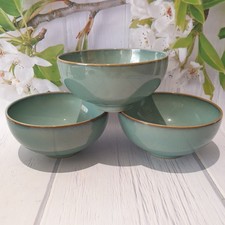 DENBY AZURE Green RICE BOWLS x