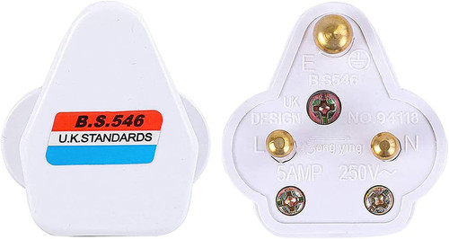Pack amp round pin plugs - pack,