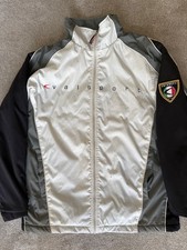 Valsport Vintage Hooded Jacket Coat White/Grey/Black  Italy Large Rare