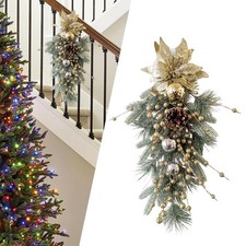 Christmas Teardrop Swag Winter