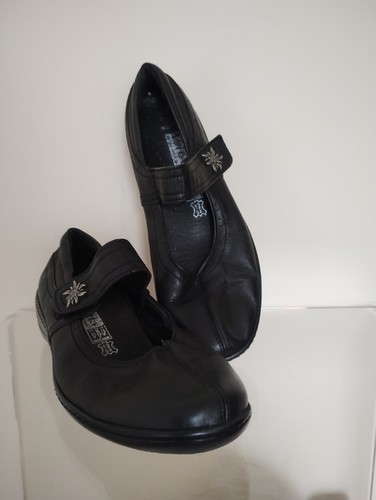 Loretta black leather - leather, natural