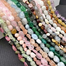 Natural Gemstone Nugget Beads