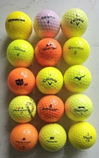 Coloured Golf Balls Used Mixed