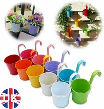 Set 10 Metal Flower Pot Colour
