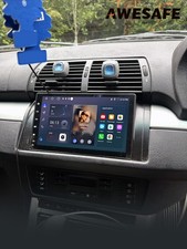 Android 14 CarPlay Stereo Radio GPS Sat Nav WiFi For BMW X5 E53 2000-2006 2+64GB