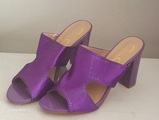 Jessica Simpson Purple  High Heel Mules Shoes 11M 