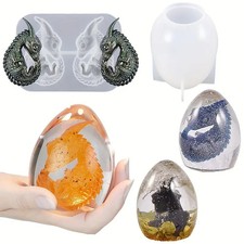 2x Dragon Egg Silicone Moulds