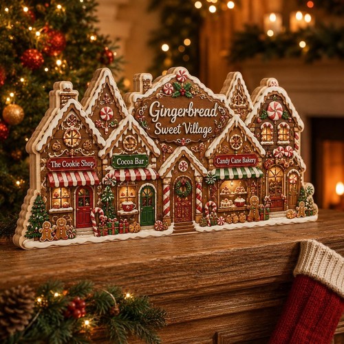 Gingerbread christmas village - gingerbread,