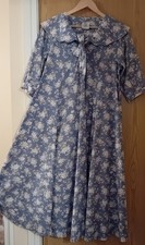 Laura Ashley Vintage Floral Dress Size 14