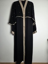 Black Ladies Abaya Fancy Party Maxi Islamic Dress Size Length 60 (Tall) Cape