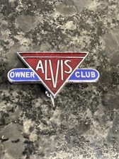 ALVIS Enamel Pin Lapel Badge - Vintage Classic Car, Automobila, Owners Club