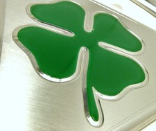 PAIR Alfa Romeo MiTo Cloverleaf Wing Badges 50521786 50521787 Brand New Genuine