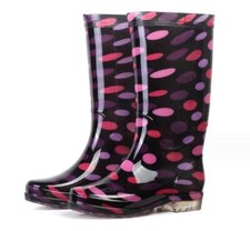 Women Colorful Wellies Boots