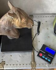 1 x Real Bronze Stallion Mare Horse Head sculpture ? Worldwide