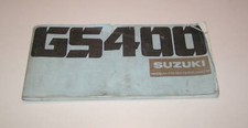 Manual/driver manual Suzuki GS