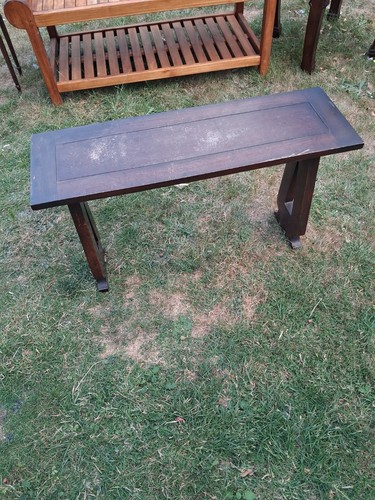 Wooden side table - side, bench