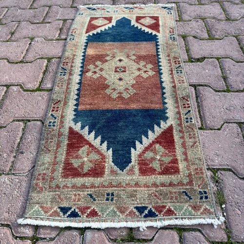 Blue terracotta 1x3 - blue,