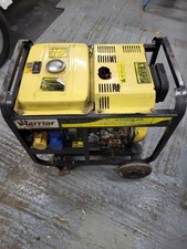 Warrior 5kw portable diesel powered electric start generator