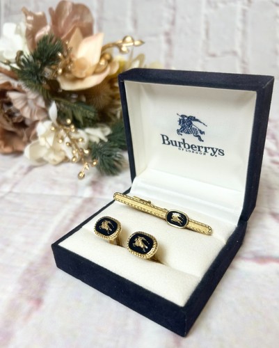Burberry cufflinks tie clip - cufflinks,
