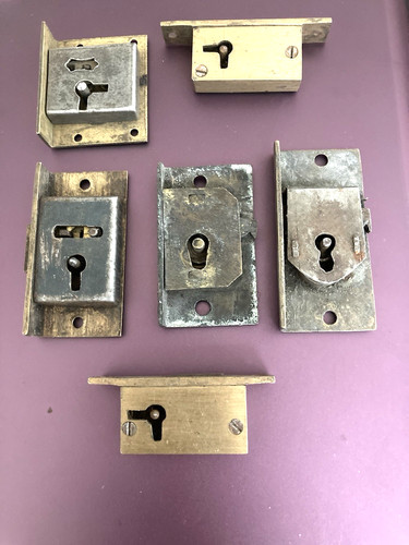 Vintage cabinet locks and - cabinet,