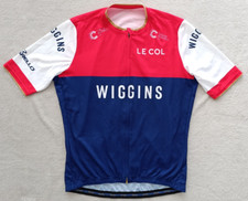 Wiggins Pinarello Le Col mens Red Blue cycling jersey size XXL