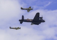 BBMF , Lancaster, Spitfire, Hurricane, canvas various sizes free delivery 