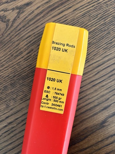 Brazing rods 1020 - rods, uk