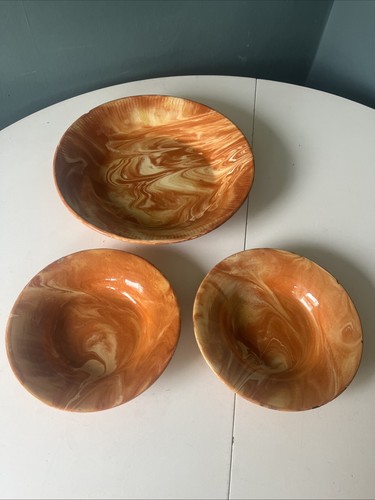 Antique spanish redware bowls - antique,