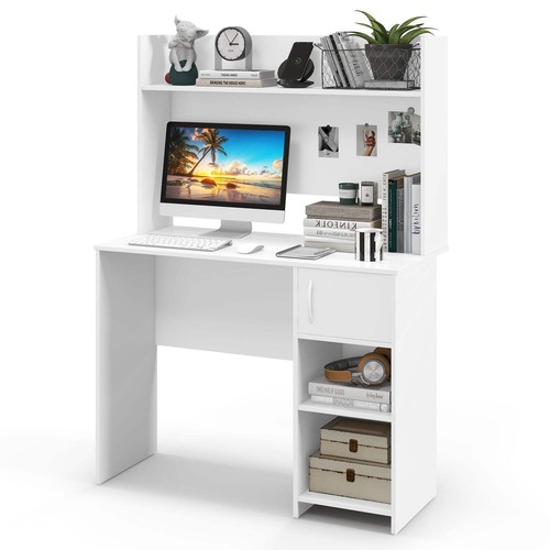 Computer desk with - computer, and