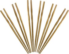 10 PAIRS BAMBOO WOODEN