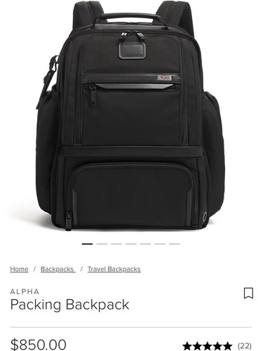 Tumi alpha packing - tumi,
