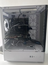 White Themed Gaming PC With