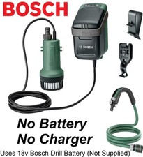 Bosch GardenPump 18 v Cordless Water Butt Submersible Pump BARE UNIT