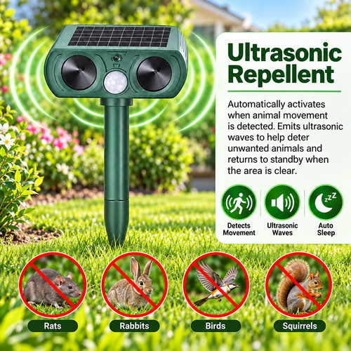 Ultrasonic solar animal - 3x,