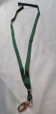 30Green Lanyard Neck Strap ID Badge Card Pass Holder With Strong Metal Clip Work