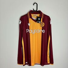 BNWT Motherwell Football Shirt Jersey 2022/23 Long Sleeve Home (XL)