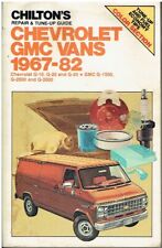 CHEVROLET G-10 G-20 G-30 GMC G-1500 G-2500 G-3500 VANS (1967-82) WORKSHOP MANUAL