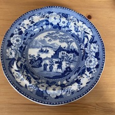 19th Century Antique Blue and