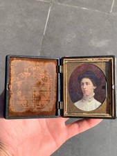 Portrait Miniature Of A Lady, Framed Victorian