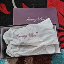 JIMMY BEE BLACK LEATHER LACE SHOES BROGUES GABRIEL SIZE UK 1 4. 5 EU 49 + Boxed