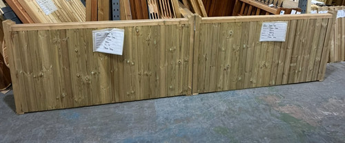 Double boarded flat - double, wooden