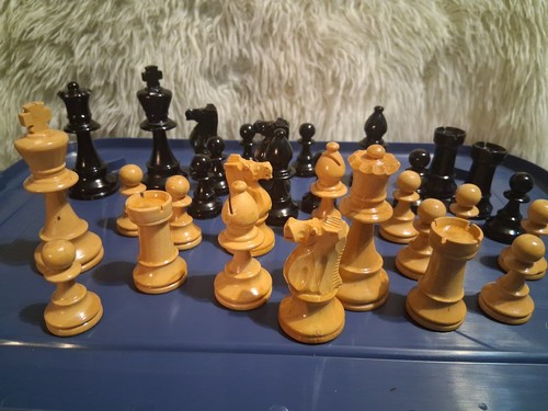 Vintage mid century chess - vintage,